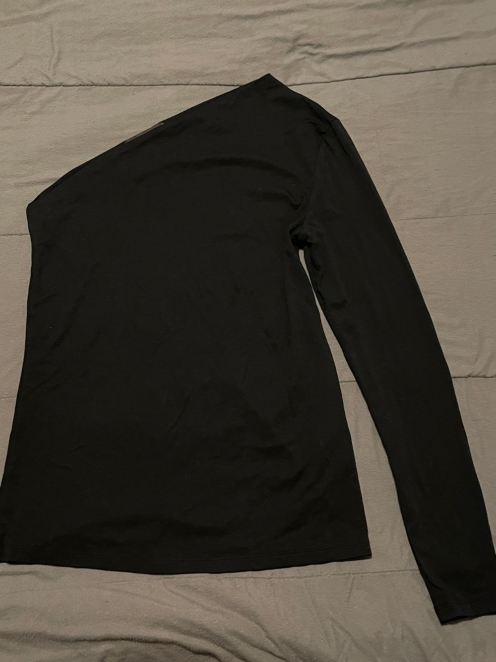 Banana Republic Black One-Shoulder Top